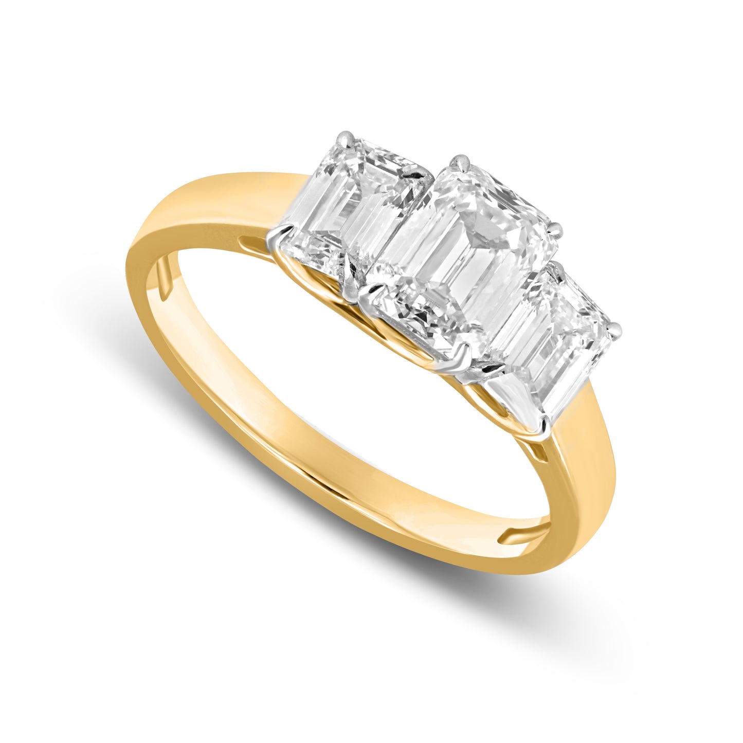 14K Yellow Or White Gold Lab Grown Diamond Ladies Ring