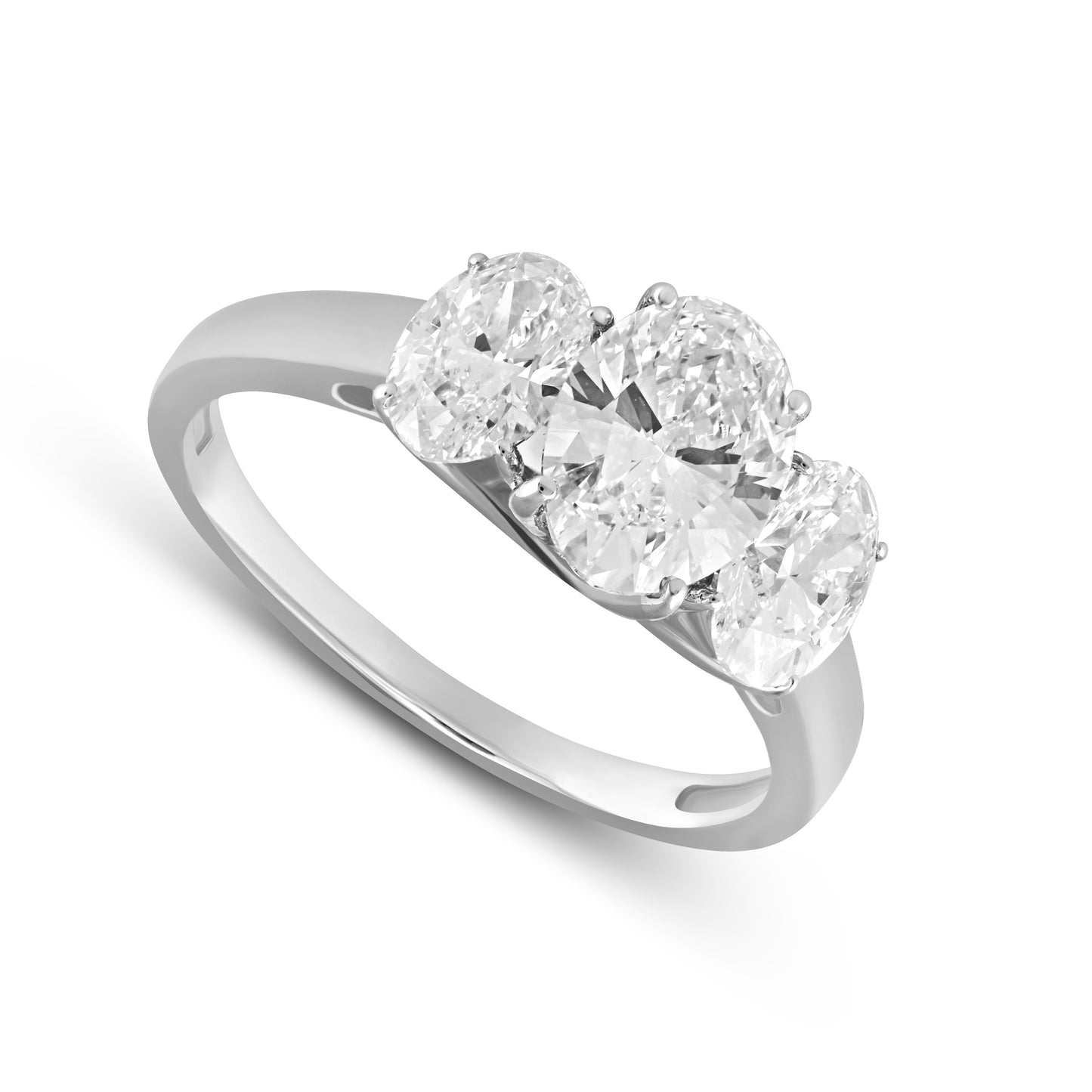 14K Yellow Or White Gold Lab Grown Diamond Ladies Ring