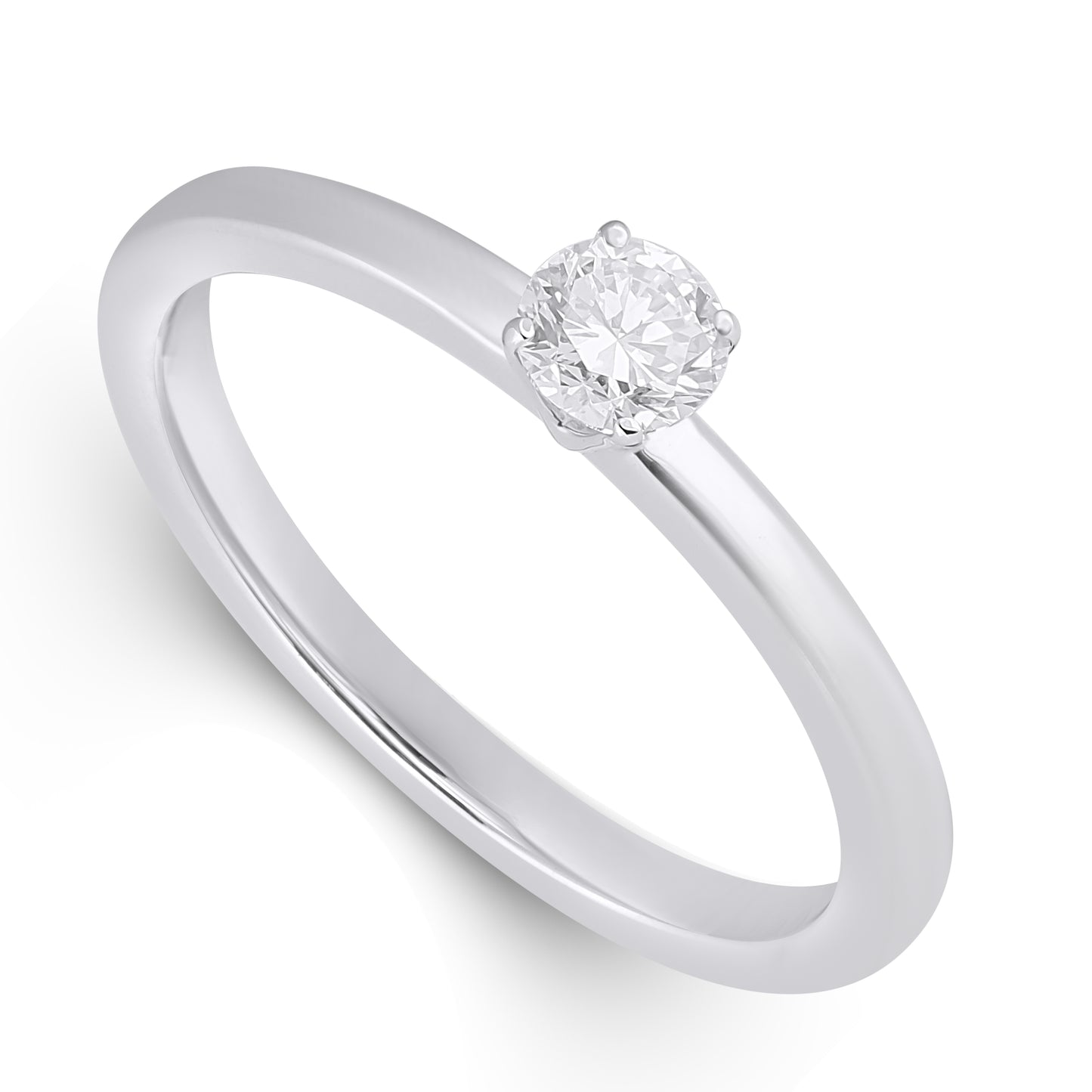 14K Yellow Or White Gold Lab Grown Diamond Ladies Ring