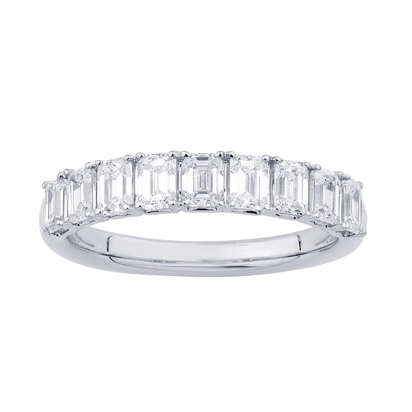 14K White Gold 1.81-1.85 Cttw Lab Grown Diamond Ladies Band