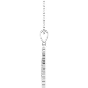 Sterling Silver 26.1 X 6.8 Mm 16-18 In Polished Seahorse Necklace
