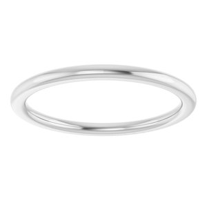 18K Yellow Or White Or Rose Gold Comfort-Fit European-Style Band