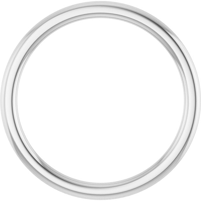 14K Yellow Or White Or Rose Gold Comfort-Fit Standard Weight European-Style Band