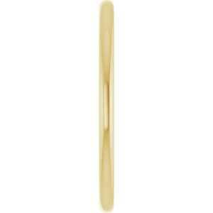 18K Yellow Or White Or Rose Gold Comfort-Fit European-Style Band