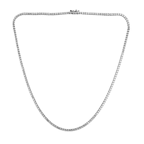 14K White Gold 8.88-8.92 Cttw Lab Grown Diamond Necklace