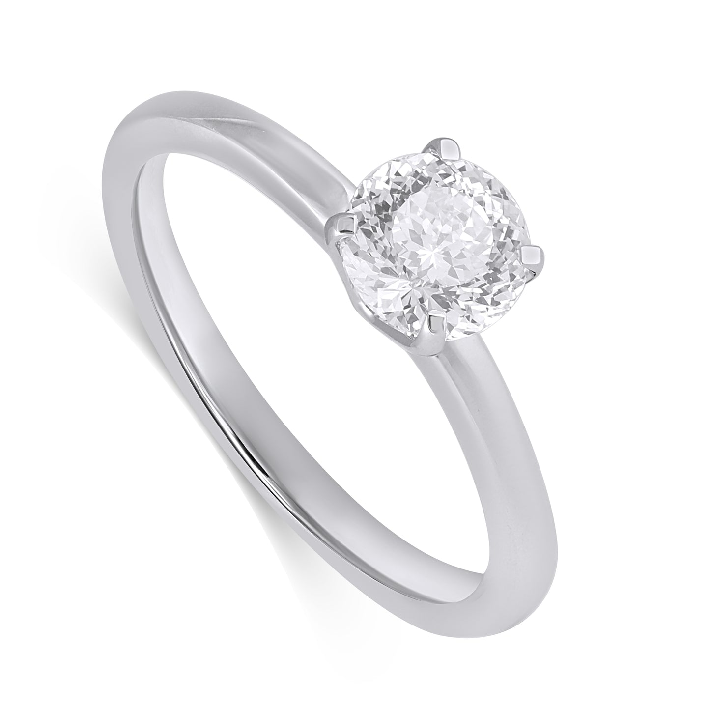 14K Yellow Or White Gold 1.07  Cttw Lab Grown Diamond Ladies Ring