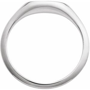 Sterling Silver 8.4 X 8.4 Mm Bead Blast/Polished Polished Intaglio Bee Signet Ring Size 7