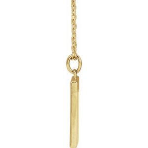 14K Yellow Gold 17.9 X 9.8 Mm 18 In Polished Swan Necklace