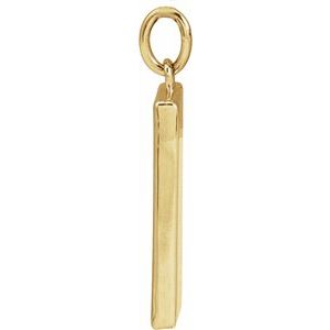14K Yellow Gold 17.9 X 9.8 Mm Polished Swan Pendant