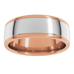 14K Yellow Or White Or Rose Gold Comfort-Fit European-Style Band