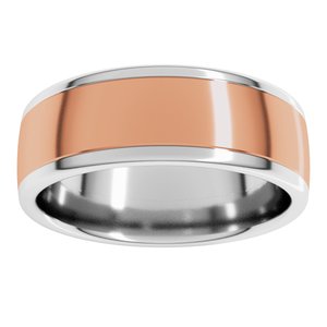 14K Yellow Or White Or Rose Gold Comfort-Fit European-Style Band