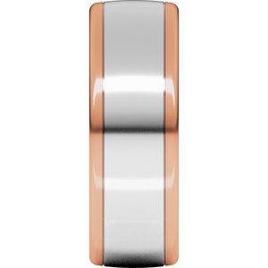 14K Yellow Or White Or Rose Gold Comfort-Fit European-Style Band