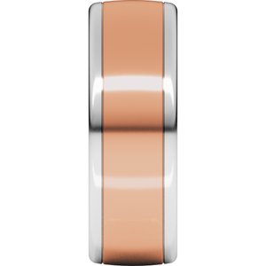 14K Yellow Or White Or Rose Gold Comfort-Fit European-Style Band