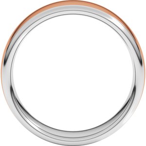 14K Yellow Or White Or Rose Gold Comfort-Fit European-Style Band
