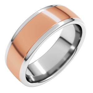 14K Yellow Or White Or Rose Gold Comfort-Fit European-Style Band