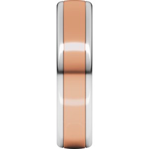 14K Yellow Or White Or Rose Gold Comfort-Fit European-Style Band