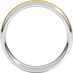14K Yellow Or White Or Rose Gold Comfort-Fit European-Style Band
