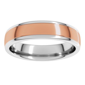 14K Yellow Or White Or Rose Gold Comfort-Fit European-Style Band