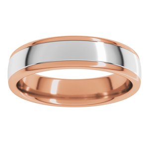14K Yellow Or White Or Rose Gold Comfort-Fit European-Style Band