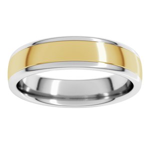 14K Yellow Or White Or Rose Gold Comfort-Fit European-Style Band