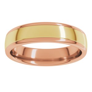 14K Yellow Or White Or Rose Gold Comfort-Fit European-Style Band