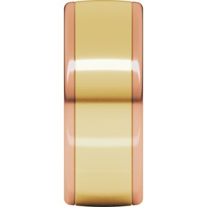 14K Yellow Or White Or Rose Gold Comfort-Fit European-Style Band