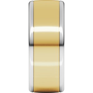 14K Yellow Or White Or Rose Gold Comfort-Fit European-Style Band