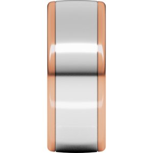 14K Yellow Or White Or Rose Gold Comfort-Fit European-Style Band
