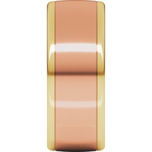 14K Yellow Or White Or Rose Gold Comfort-Fit European-Style Band