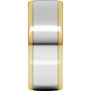 14K Yellow Or White Or Rose Gold Comfort-Fit European-Style Band