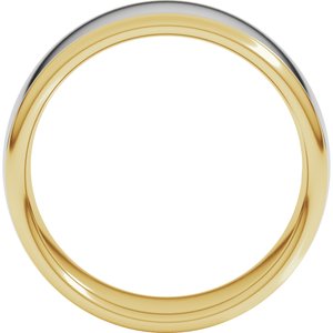14K Yellow Or White Or Rose Gold Comfort-Fit European-Style Band