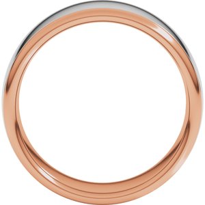 14K Yellow Or White Or Rose Gold Comfort-Fit European-Style Band