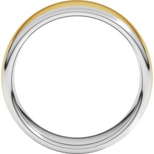 14K Yellow Or White Or Rose Gold Comfort-Fit European-Style Band
