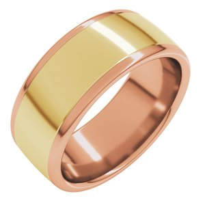 14K Yellow Or White Or Rose Gold Comfort-Fit European-Style Band