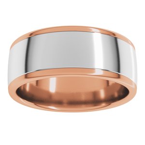 14K Yellow Or White Or Rose Gold Comfort-Fit European-Style Band