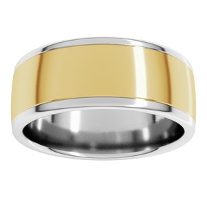 14K Yellow Or White Or Rose Gold Comfort-Fit European-Style Band
