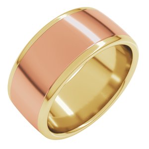 14K Yellow Or White Or Rose Gold Comfort-Fit European-Style Band
