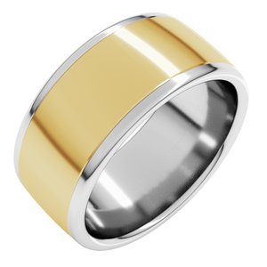 14K Yellow Or White Or Rose Gold Comfort-Fit European-Style Band