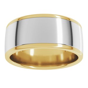 14K Yellow Or White Or Rose Gold Comfort-Fit European-Style Band