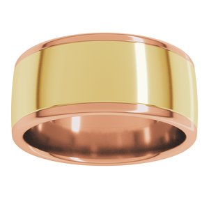 14K Yellow Or White Or Rose Gold Comfort-Fit European-Style Band