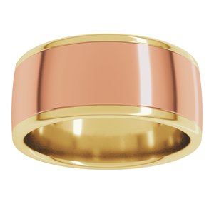 14K Yellow Or White Or Rose Gold Comfort-Fit European-Style Band