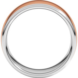 14K Yellow Or White Or Rose Gold Comfort-Fit European-Style Band