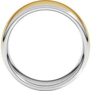 14K Yellow Or White Or Rose Gold Comfort-Fit European-Style Band