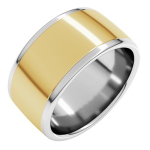 14K Yellow Or White Or Rose Gold Comfort-Fit European-Style Band