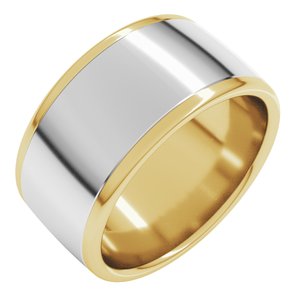 14K Yellow Or White Or Rose Gold Comfort-Fit European-Style Band