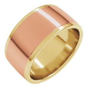14K Yellow Or White Or Rose Gold Comfort-Fit European-Style Band