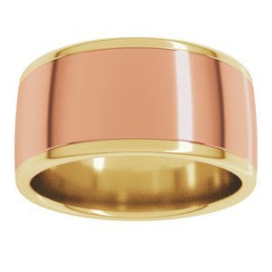 14K Yellow Or White Or Rose Gold Comfort-Fit European-Style Band