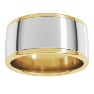 14K Yellow Or White Or Rose Gold Comfort-Fit European-Style Band