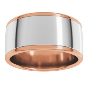 14K Yellow Or White Or Rose Gold Comfort-Fit European-Style Band