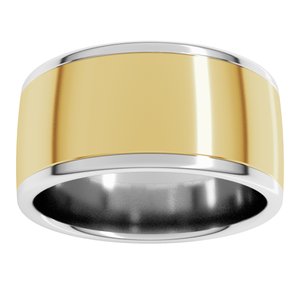14K Yellow Or White Or Rose Gold Comfort-Fit European-Style Band